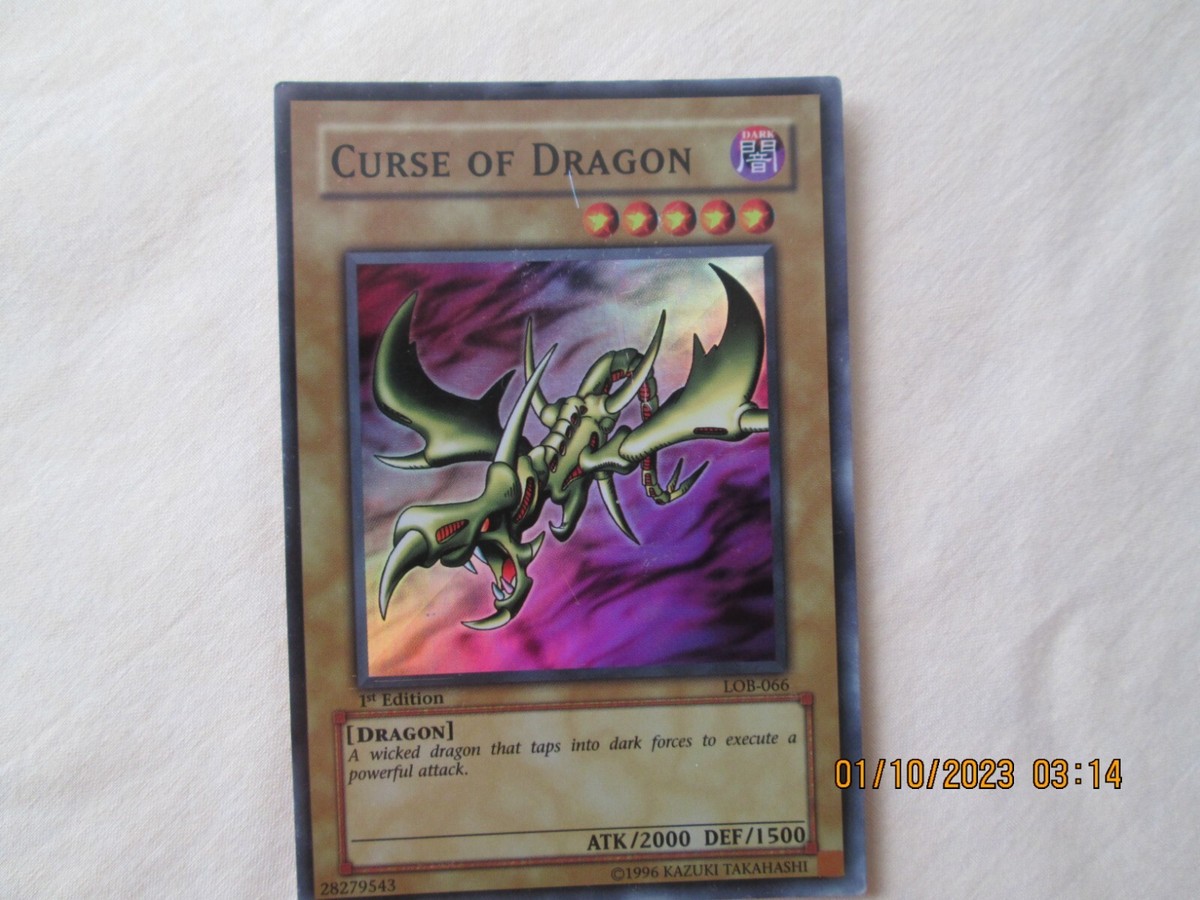 YuGiOh Curse of Dragon, Asian English Foil, 1st Edition, Super 