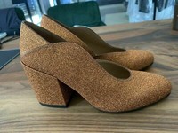Dries Van Noten Glitter Pumps Stiletto Absatz Shoes HIGH-HEELS ABEND-SCHUHE 38
