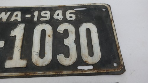 Targa Targa Iowa 1946 Vintage IOWA SCEGLI UNA TARGA / o TF - Foto 7 di 8