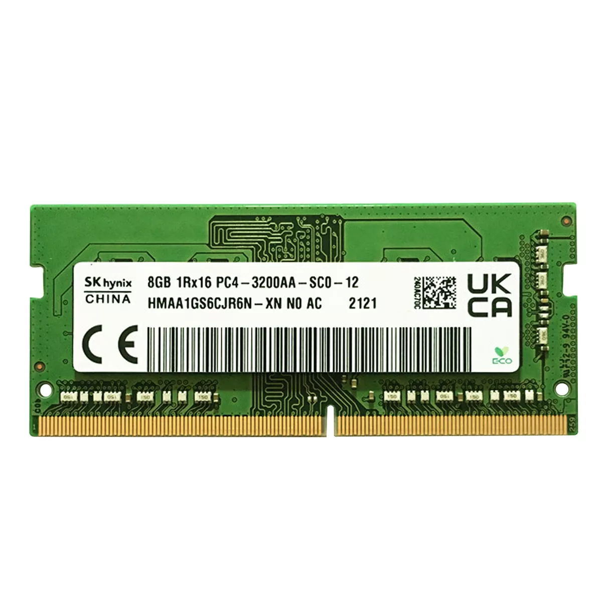 SK hynix 8GB 3200MHz DDR4 SODIMM RAM PC4-25600 1RX16 260-Pin 1.2V Laptop Memory