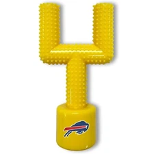 Pets First NFL Goal Post Chew Toy Licensed Dog Chew Toy with Tasty Bacon Flavor