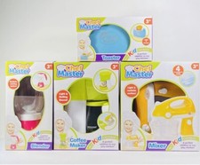 Be A Kid Chef Master Kitchen Bundle Coffee Maker Mixer Blender Toaster Play Set