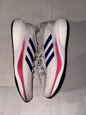 Adidas Supernova 2 Trainers Men's UK Size 11.5   Running Gym White/Blue HQ9939