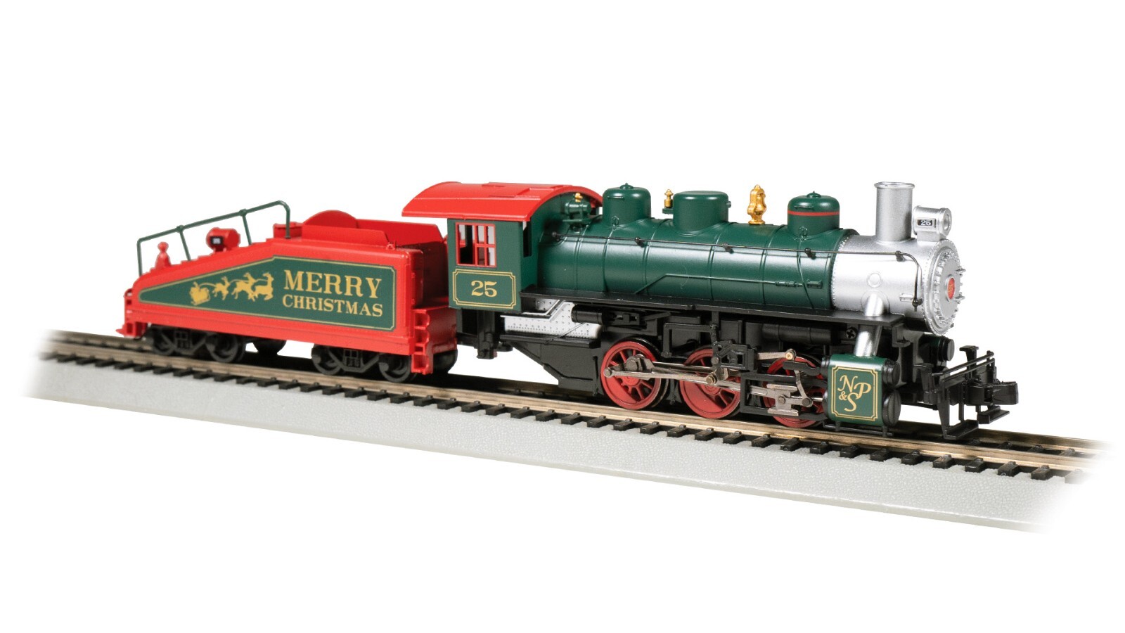 Loco vapeur USRA 0-6-0 Bachmann HO, roulement fluide sans déraillement sur aiguillage