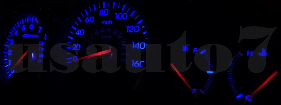 NEW Dash Cluster Gauge BLUE SMD LED LIGHTS BULBS KIT Fits 99-03 Acura TL 2nd Gen Foto 4 de 4