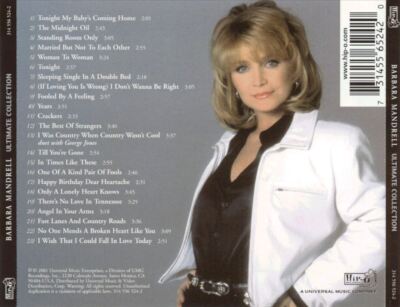 BARBARA MANDRELL - ULTIMATE COLLECTION NEW CD