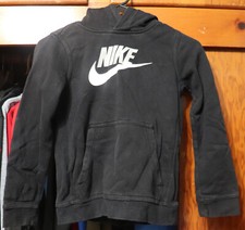 Nike Sportswear Club Fleece Hoodie Youth Small HBR Logo Pullover Sweatshirt S