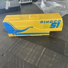Disney Dinoco 51 Cars Hauler ONLY Yellow Big Rig 2017 Mattel Playset OpensUp dc7