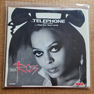DIANA ROSS Telephone/Fool For Your Love 45 7'' R&B SOUL Record Vinyl Records