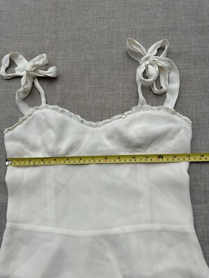 REFORMATION Christine Dress In Ivory Sz 6 | eBay