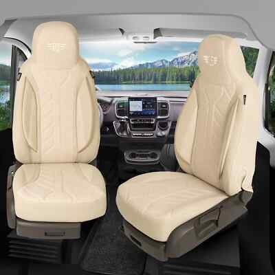 Pilot Wohnmobil Sitzbezüge passend für Chausson Quicksilver 60 (Beige)