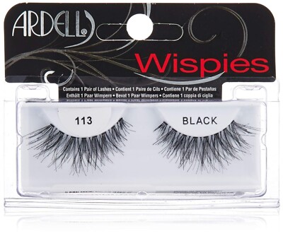 ARDELL Lashes WISPIES Glamour Lash-113 Black - künstliche Wimper