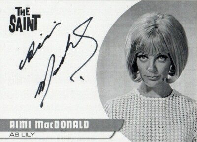 The Saint, Unstoppable: AM2 Aimi MacDonald as Lily Proof Autogrammkarte (schwarz)