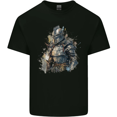 T-Shirt A Fantasy mittelalterlicher Ritter in Rüstung Kinder