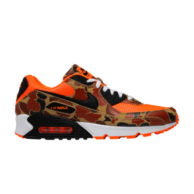 Nike Air Max 90 Orange Camo CW4039-800 Men's Shoes | eBay