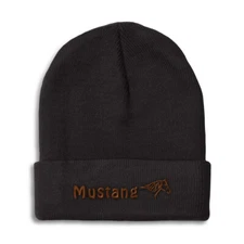 Beanies for Men Mustang Winter Hats for Women Acrylic Skull Cap 1 Size