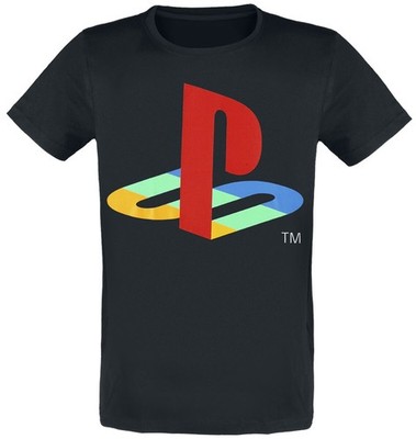 Playstation T-Shirt Herren  schwarz Fan-Merch, Gaming