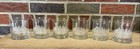 6 Vintage Glasses,Clipper by Toscany, Hand Etched,Hand Blown, Discontinued, Art — photo 1