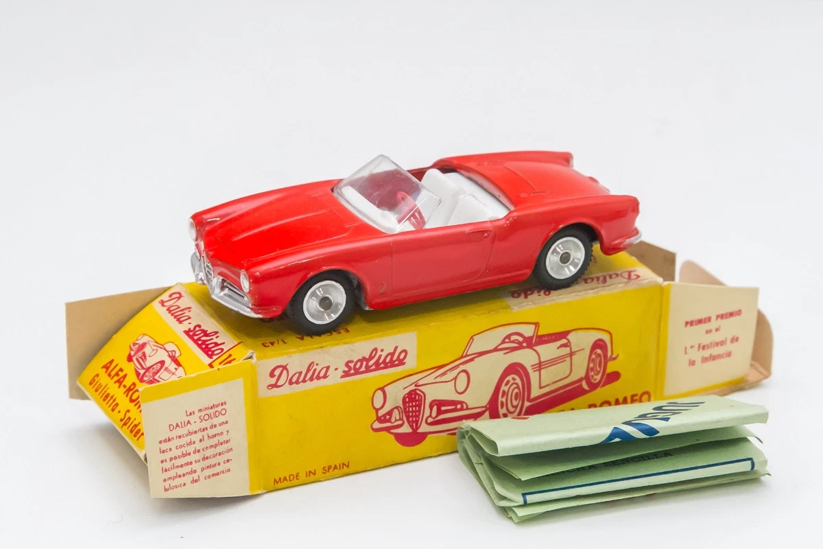 Fiat Abarth Rouge Solido N°13 échelle 1:43, Sans Boîte, Très Bon état
