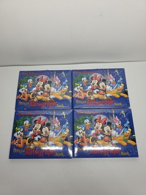 Bundle 4 PER ORDER NIP Walt Disney Official Character Autograpgh Book New Sealed
