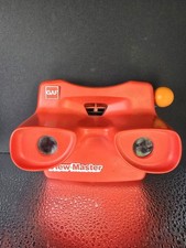 Vintage 3D View Master Viewer Red Classic Viewmaster Toy Slide Viewer USA