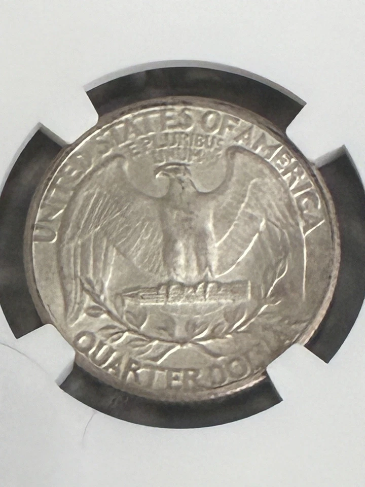 Cuarto de plata Washington 1934 en MS63 NGC Foto 3 de 3