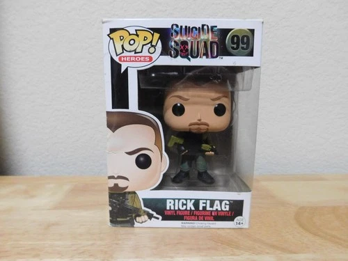 New Funko Pop Heroes DC Suicide Squad #99 Rick Flag vinyl figure