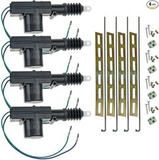 Universal Car Power Door Lock Actuator Kit 12-Volt Motor 4 Pack 