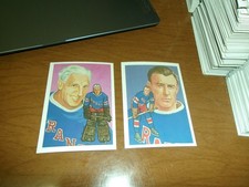 2- dif 1983 CARTOPHILIUM HALL OF FAME CARDS-RANGERS= LESTER PATRICK & BILL COOK