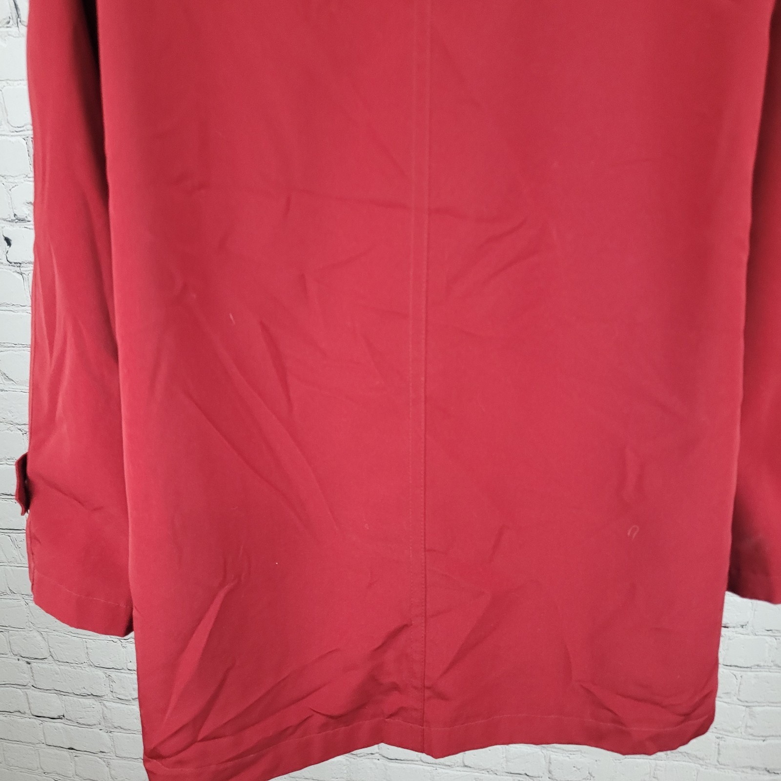 Gallery Red Full Zip Snap Lightweight Pockets Col… - image 15