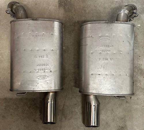 2011-2014 Ford Mustang GT Manual OEM Mufflers