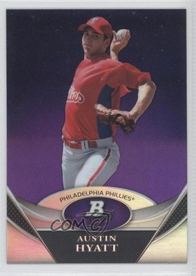 2011 Bowman Platinum Prospects Retail Purple Refractor Austin Hyatt #BPP21 0e3