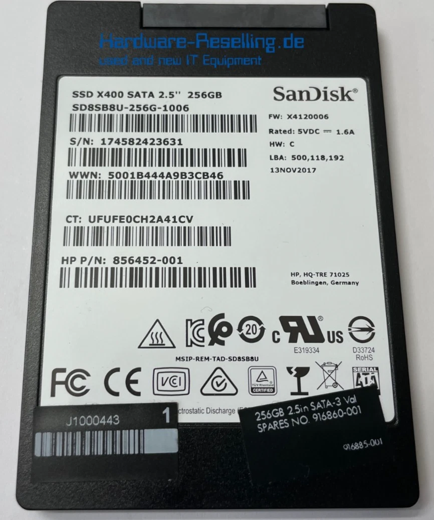 SanDisk 250GB 256GB 2.5 SSD SATA 動作品 2個セット☆ コンピュータ