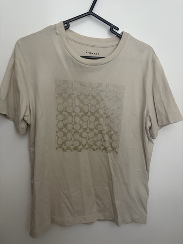 Coach Metallic Signature Square T-Shirt aus Bio-Baumwolle