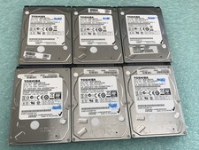 (Lot of 6) Toshiba MQ01ABD075 750GB 5400RPM Laptop 2.5" SATA Hard Drive - HD756A