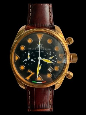 Bello & Preciso Milano Italian Chronograph Quartz 40mm NOS