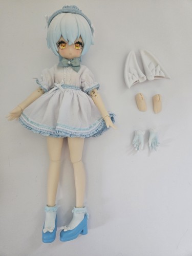 UF Doll 1/6 BJD, Blind Box Doll, Blue Fox Girl, Comes With Extra Parts