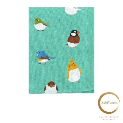 New [Hamamonyo] Tenugui handkerchief little bird