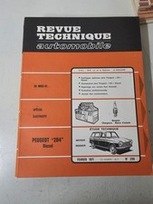 Revue technique Peugeot 204