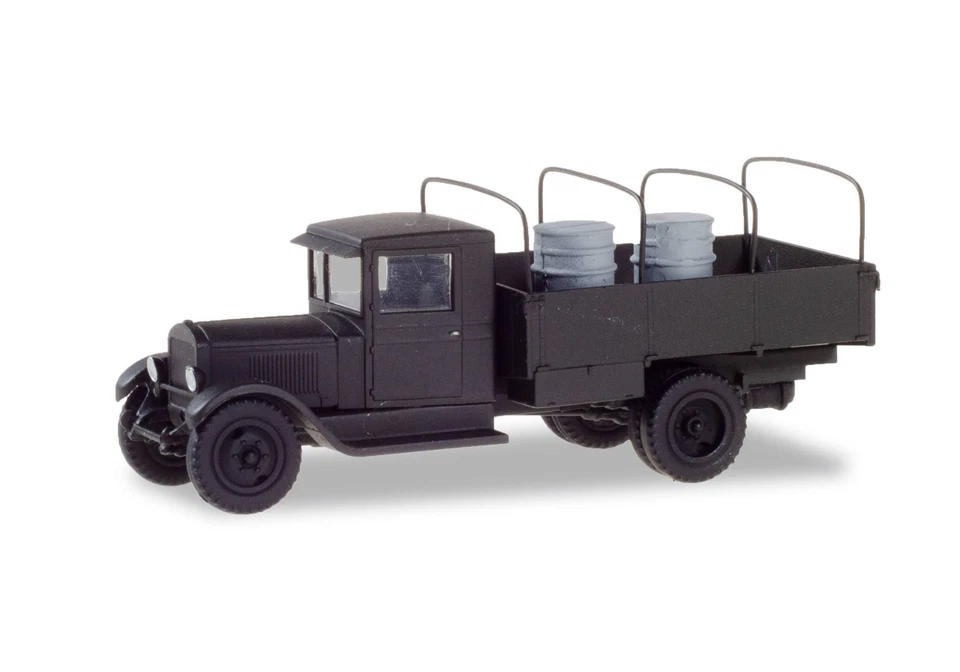 Herpa 746342 ZIS 5 Camion Militaire H0 1:87 Noir Plastique 1938 Avec Boîte - Photo 1/1