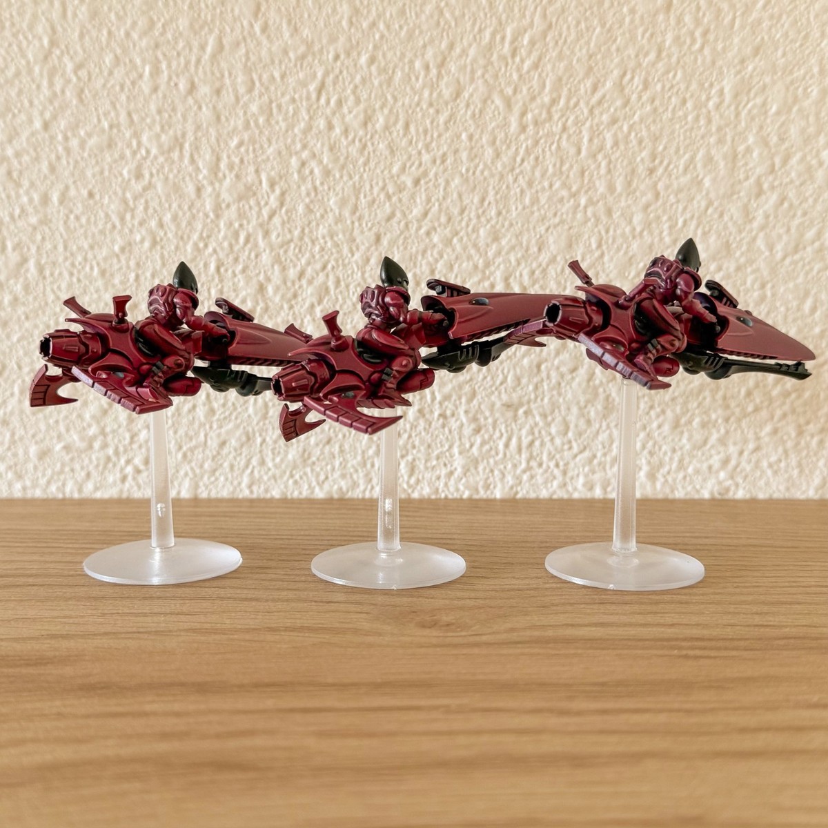 Warhammer 40k Aeldari - Painted Windrider Jetbikes - Item 449-16