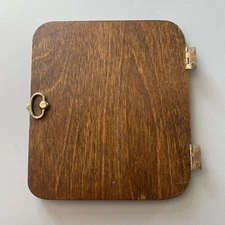 Vintage Wubu Warnick Dutch Zandam Wall Clock Replacement Back Door