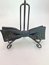 Vintage 40s/50's Ormond Bowtie Black Fleur de Lis Have MANY Combo Ship