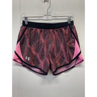Under Armour Women's Running Shorts Size Small Has Lining Pink - Black - Red
