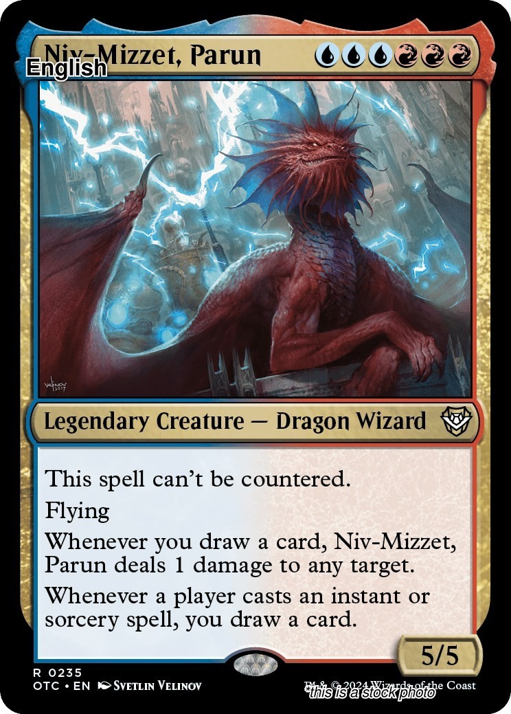 Niv-Mizzet, Parun EN [OTC - 235] - NM TCG MTG