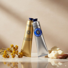 NEW L’OCCITANE Hand Cream Duo 2×75ml – Shea Immortelle & Shea Butter | Intense H