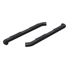 ARIES 214051 3-Inch Round Black Stainless Steel Nerf Bars, No-Drill, Fits Sel...