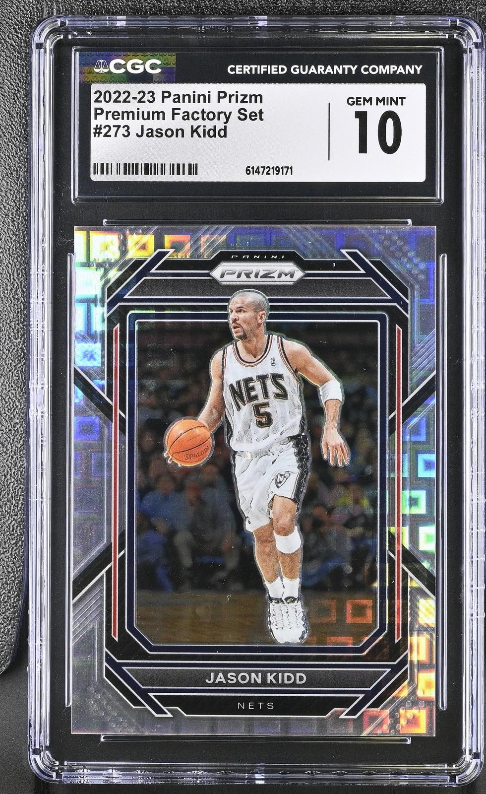 2022-23 Panini Prizm Jason Kidd Pandora Prizm Premium #/150 CGC 10