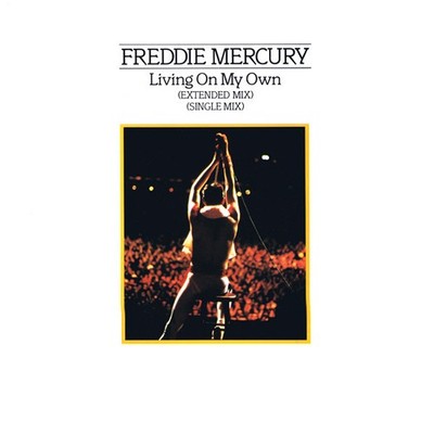 Freddie Mercury - Living On My Own (Extended Mix) (Single Mix) 1985 12'', Maxi Co