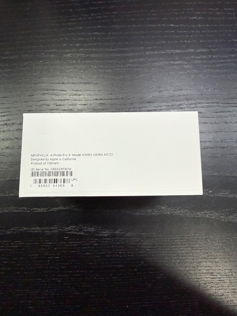 Original Apple AirPods Pro 3rd Gen Box (No Charging Case Or Pods